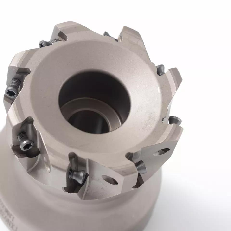 Porte-insert de fraise en bout indexable en alliage dur Fraise Cnc Tête de fraisage