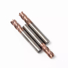 Fraise en bout en carbure monobloc de coupeur de fraisage Hrc55 à grande vitesse pour la coupe en aluminium