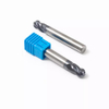AlCrn enduisant la fraise en bout solide de carbure d'outils de coupe de la commande numérique par ordinateur HRC55 pour l'acier inoxydable