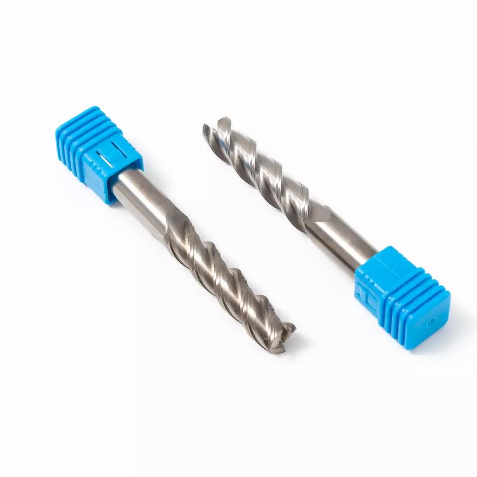 Outils de commande numérique par ordinateur d'OEM HRC45 usinant le coupeur de fraisage de fraise en bout de carbure monobloc 