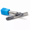 AlCrn enduisant la fraise en bout solide de carbure d'outils de coupe de la commande numérique par ordinateur HRC55 pour l'acier inoxydable
